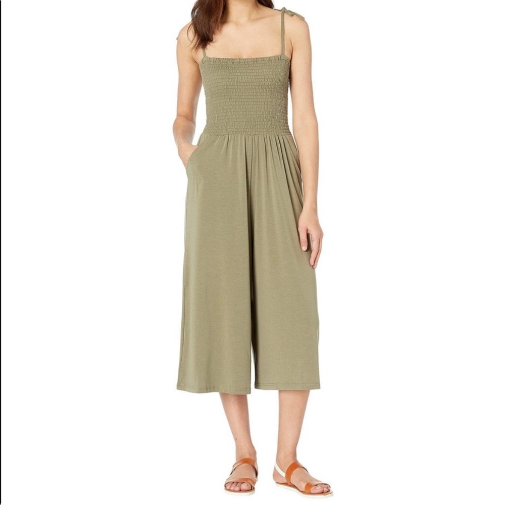 Jack by BB Dakota Smock Wide-Leg Jumpsuit — Size M